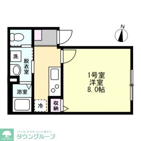 ベイルームチャーム海老名の物件間取画像